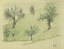 Picture of LAUBBAUME AUF HUGEL 1924