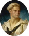 Picture of CHARLES BEACH WWI AMERICAN SAILOR 1918