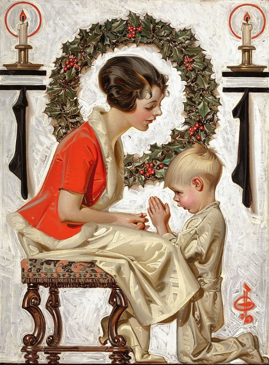 Picture of CHRISTMAS MAGAZINE COVER 1921