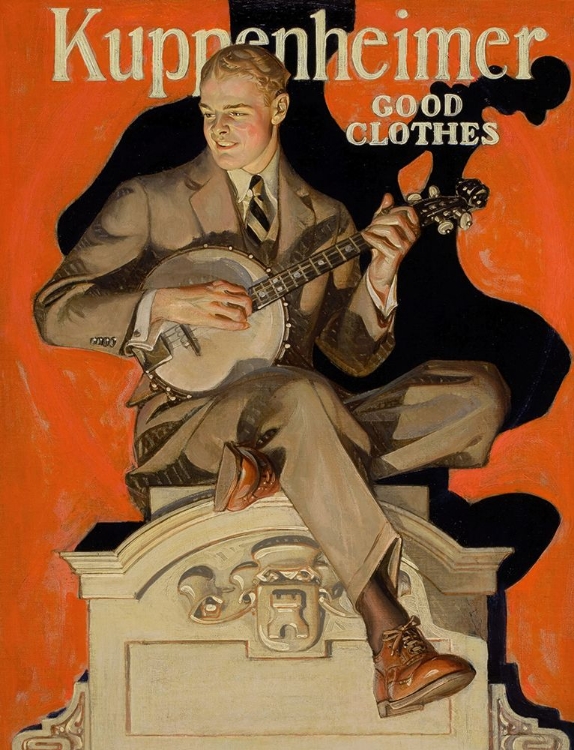 Picture of KUPPENHEIMER GOOD CLOTHES BANJO PLAYER 1920