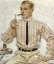 Picture of MAN WITH NARROW TIE, CLUETT SHIRTS ARROW COLLAR ADVERTISEMENT 1910
