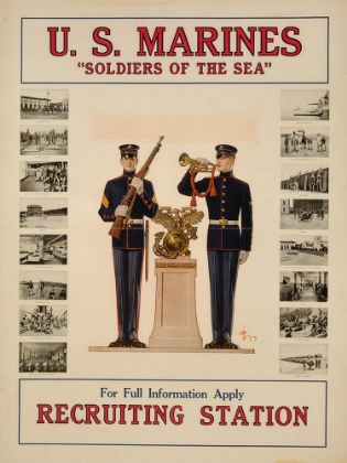Picture of U.S. MARINES SOLDIERS OF THE SEA 1917