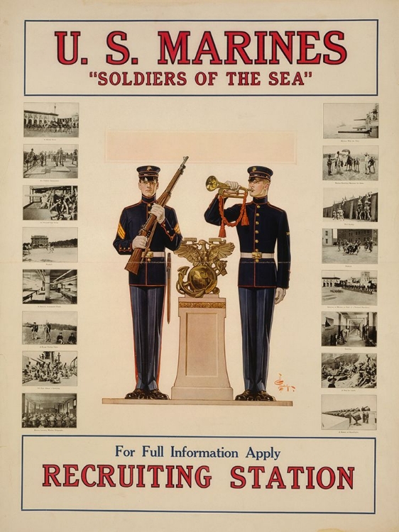 Picture of U.S. MARINES SOLDIERS OF THE SEA 1917