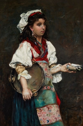 Picture of GYPSY GIRL ALSO TITLED SPANISH GIRL