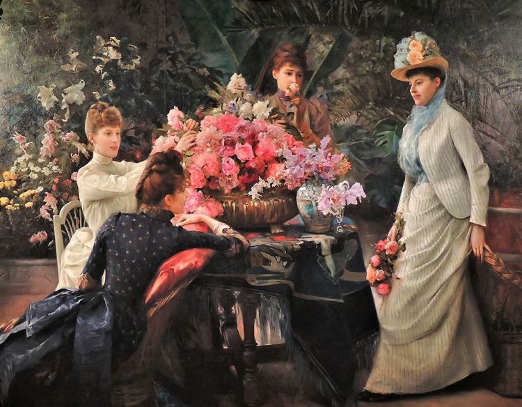 Picture of SPRING FLOWERS 1890