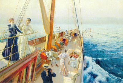 Picture of YACHTING THE MEDITERRANEAN 1896
