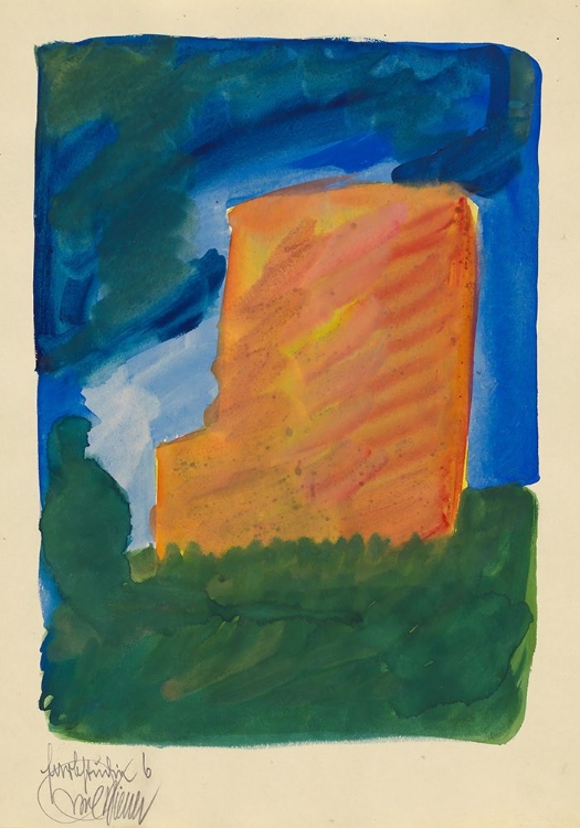 Picture of FARBSTUDIEN 10 BLATTER VI 1923