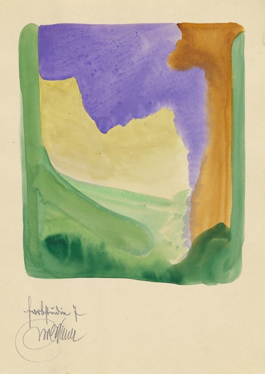 Picture of FARBSTUDIEN 10 BLATTER VII 1923