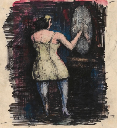 Picture of FRAU VOR SPIEGEL 1933