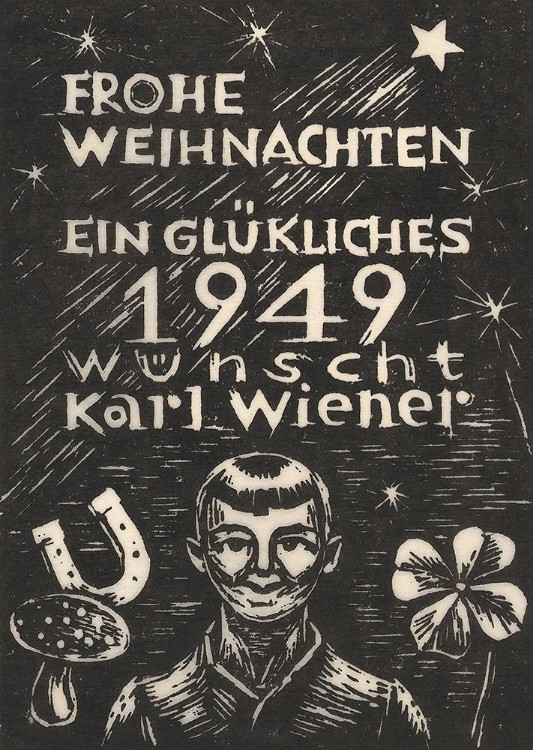 Picture of FROHE WEIHNACHTEN EIN GLUCKLICHES 1949