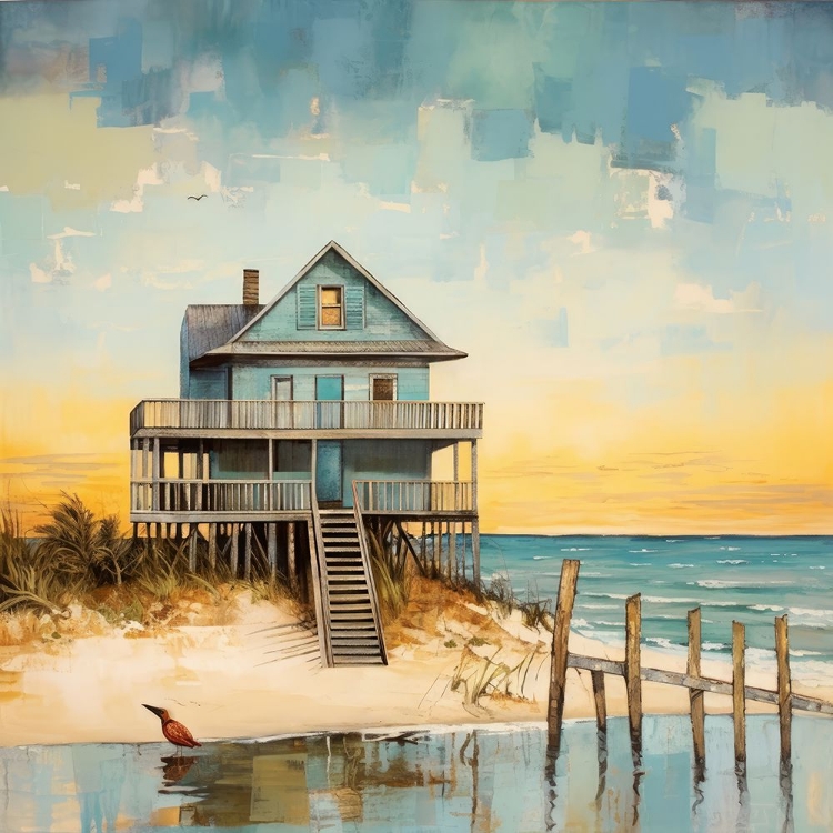 Picture of COTTAGE BY THE SEA I