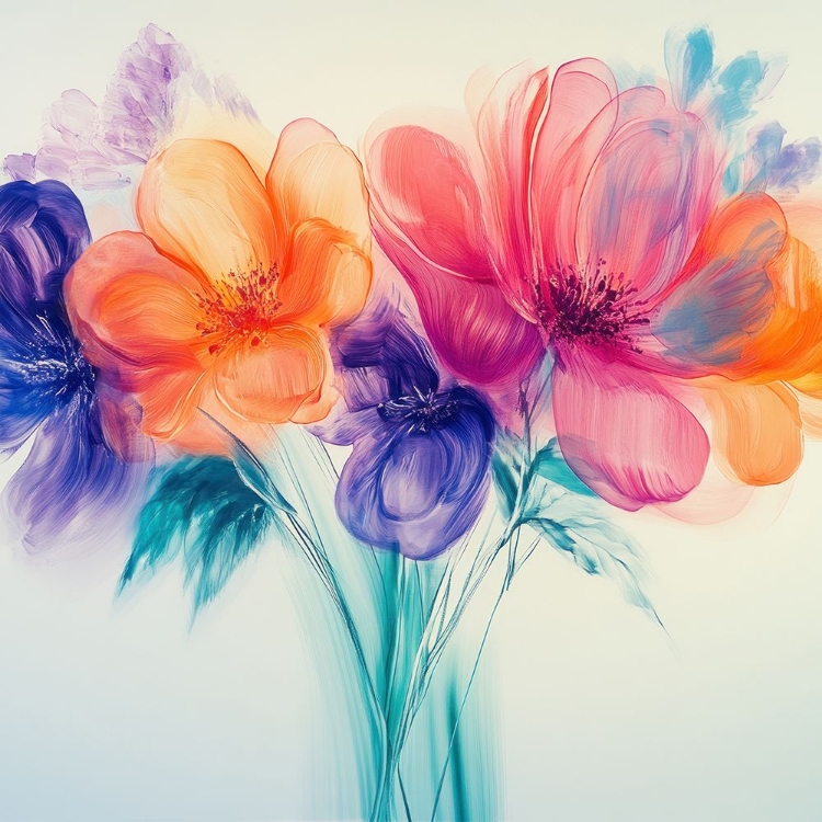 Picture of RADIANT BLOSSOMS I