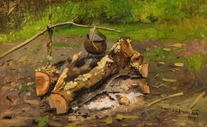 Picture of CAMP IN VERMONT 1879