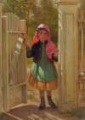 Picture of GIRL AT THE DOORWAY 1867