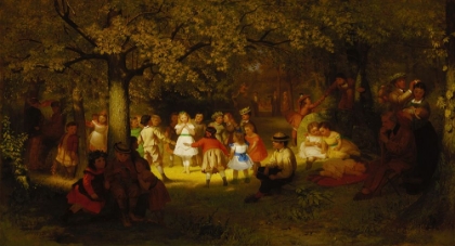 Picture of PICNIC PARTY IN THE WOODS 1872