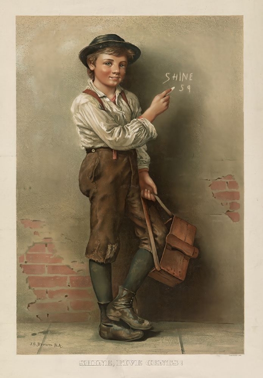 Picture of SHINE, FIVE CENTS 1891