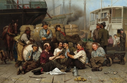 Picture of THE LONGSHOREMENS NOON 1879