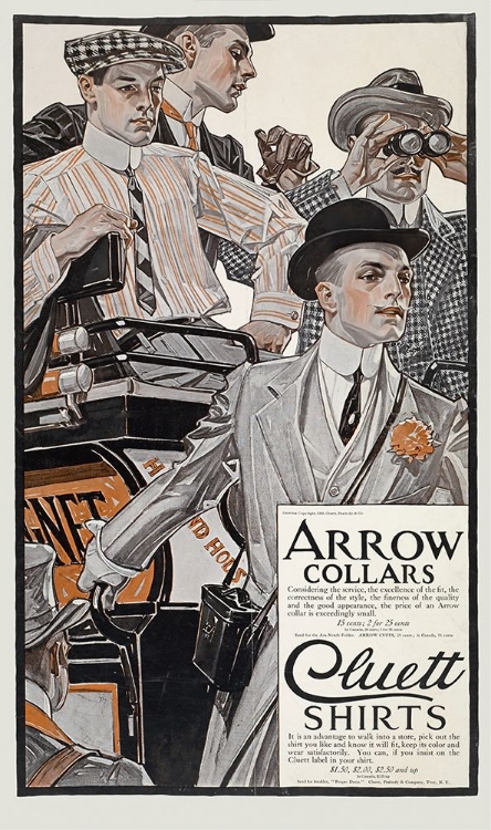Picture of ARROW COLLARS CLUETT SHIRTS 1910