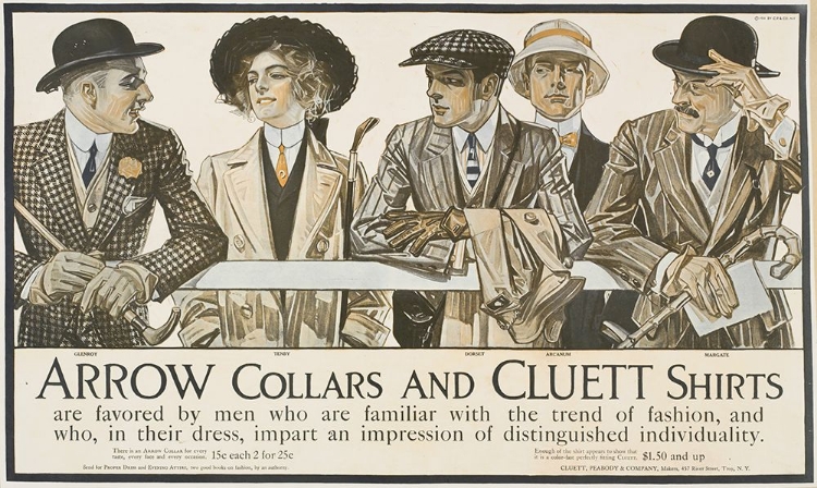 Picture of ARROW COLLARS CLUETT SHIRTS DISTINGUISHED INDIVIDUALITY