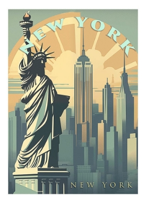 Picture of VINTAGE POSTER NEW YORK