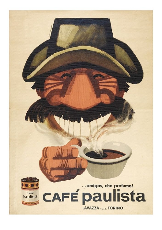 Picture of VINTAGE POSTER CAFE PAULISTA