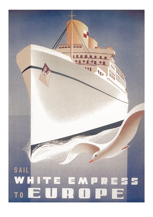 Picture of VINTAGE POSTER WHITE EMPRESS