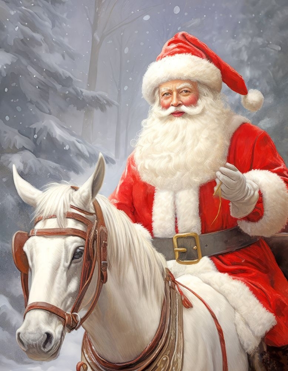 Picture of PRANCING THROUGH THE SNOW