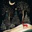 Picture of SNOWY CHRISTMAS EVE I