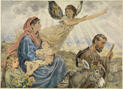 Picture of ESCAPE TO EGYPT 1880