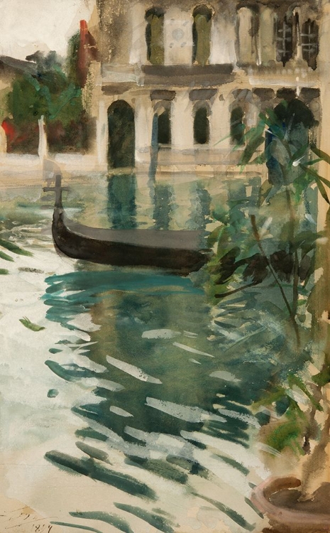 Picture of GONDOLA, VENICE 1894