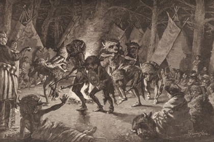 Picture of THE BUFFALO DANCE 1887