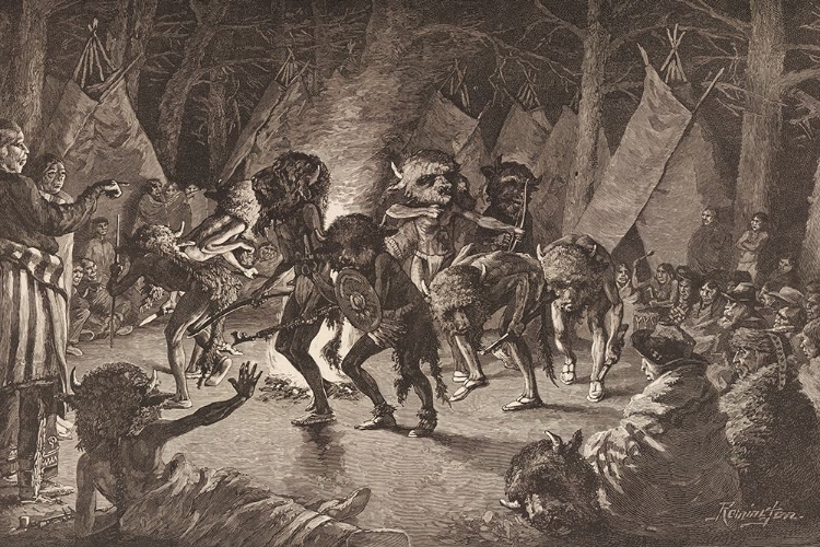 Picture of THE BUFFALO DANCE 1887