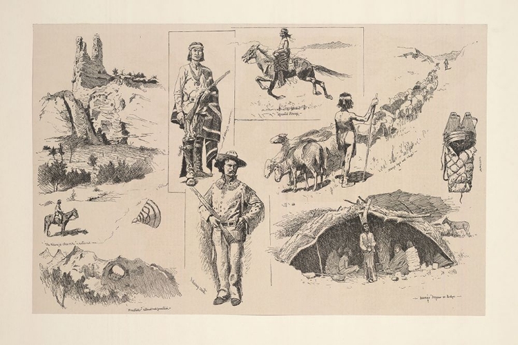 Picture of THE NAVAJO INDIANS 1890