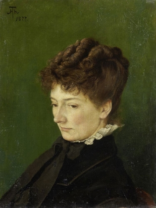 Picture of PORTRAIT OF IDA MULLER, NEE SCHOLDERER 1877