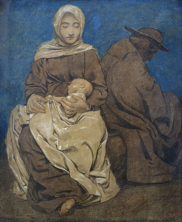 Picture of THE REST ON THE FLIGHT INTO EGYPT 1895