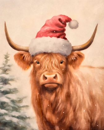 Picture of WHIMSY CHRISTMAS COW