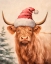 Picture of WHIMSY CHRISTMAS COW