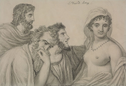 Picture of PHRYNE BEFORE THE JUDGES CIRCA 1820