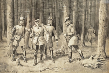 Picture of ARREST OF A POACHER IN THE FOREST