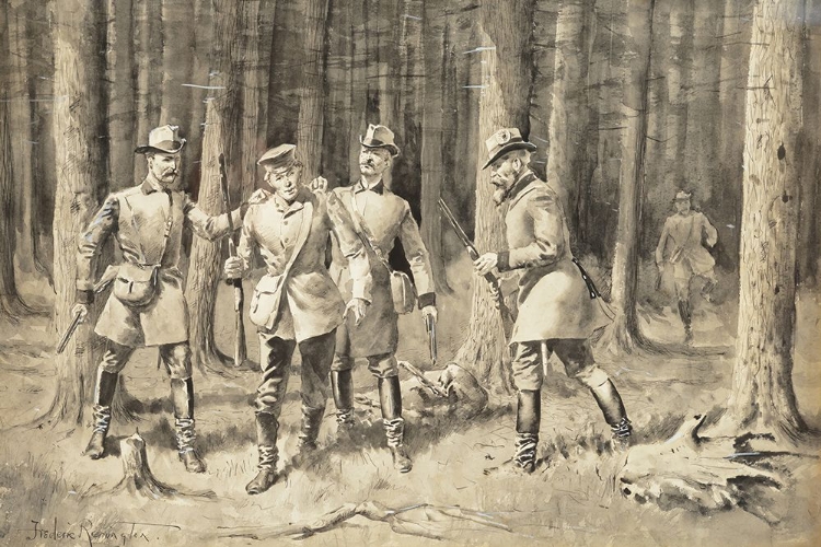 Picture of ARREST OF A POACHER IN THE FOREST