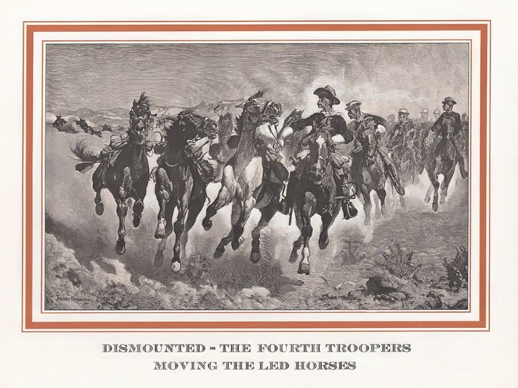 Picture of DISMOUNTED THE FOURTH TROOPERS MOVING THE LED HORSES