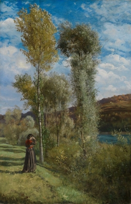 Picture of AUTUMN DAY ON THE UPPER RHINE 1877