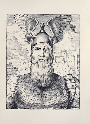 Picture of HEAD OF WOTAN 1897