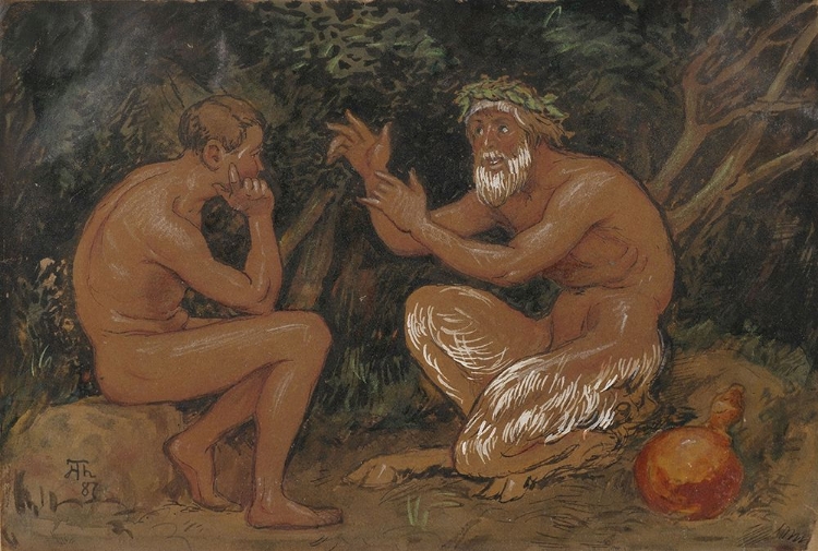 Picture of FAUN AND YOUTH 1887