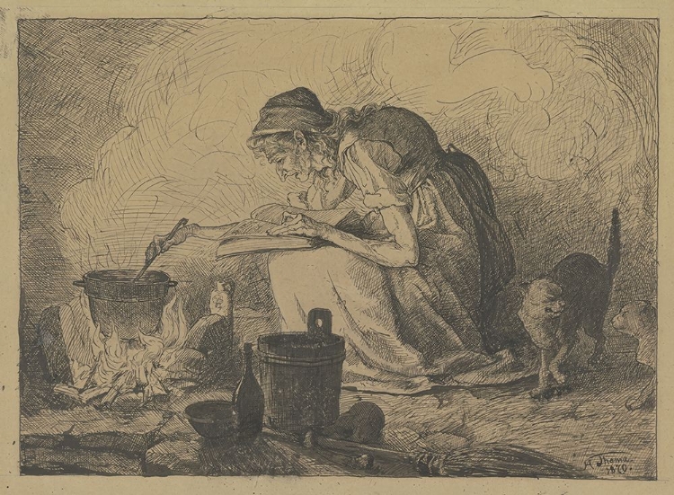 Picture of WITCHES KITCHEN 1870