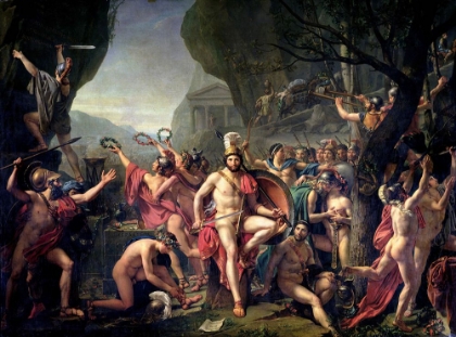 Picture of LEONIDAS AT THERMOPYLAE 1814
