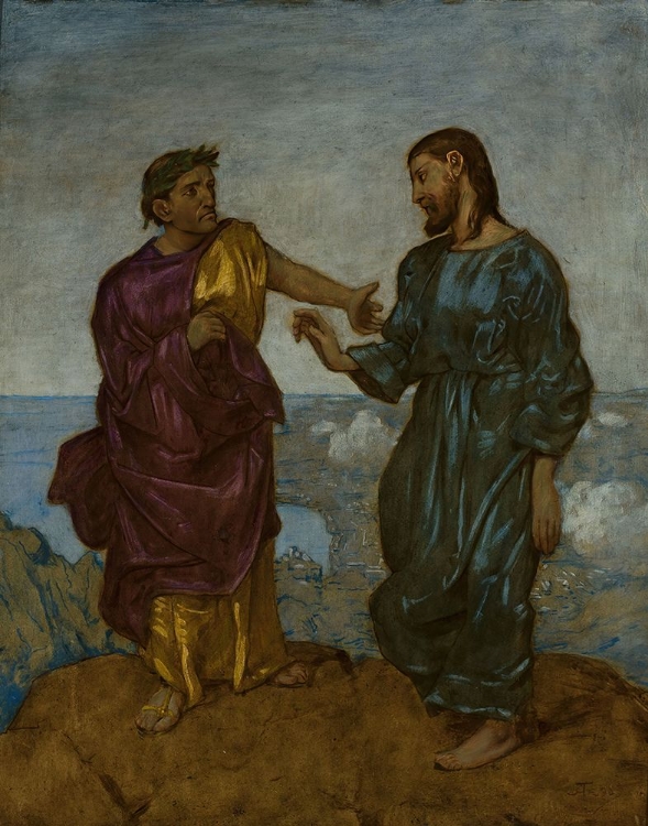 Picture of TEMPTATION OF CHRIST 1890