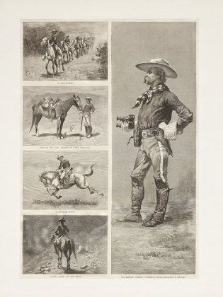 Picture of LIEUTENANT JOHNSON AND THE TENTH UNITED STATES CAVALRY IN ARIZONA 1888