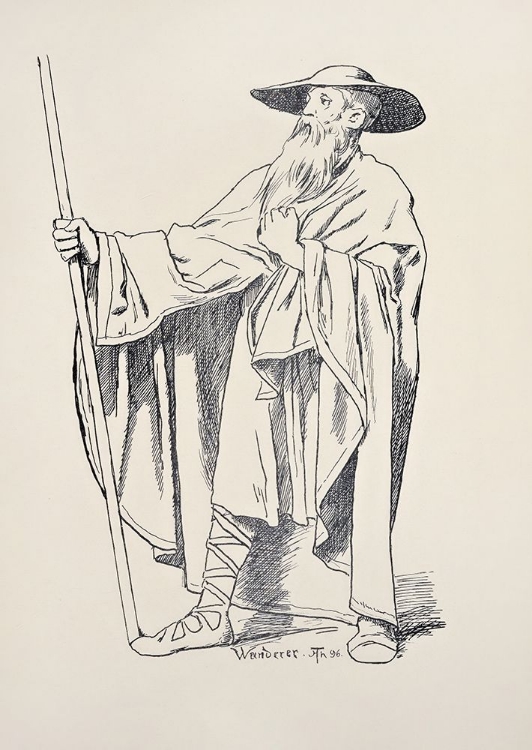 Picture of WOTAN AS A WANDERER 1897