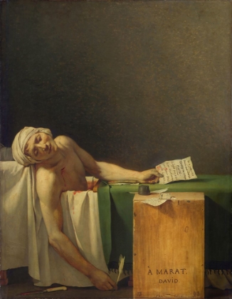 Picture of MARAT ASSASSINATED 1793